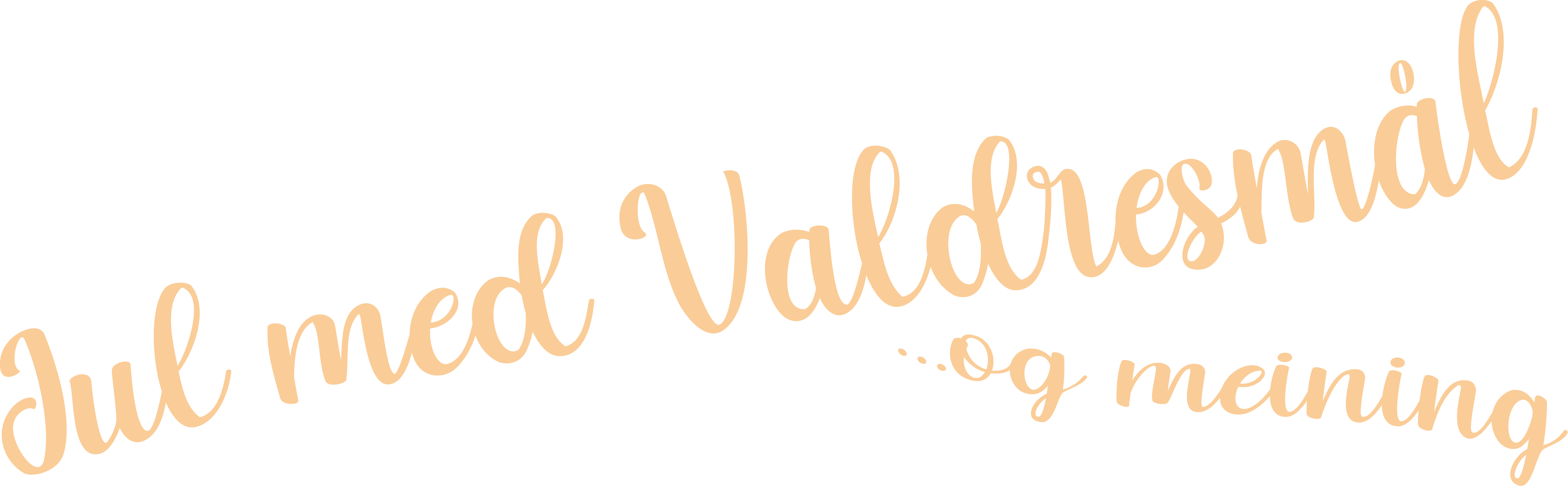 Jul med Valdresmål og meining